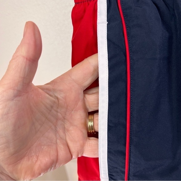 SPEEDO Swim Trunks. Size Medium. Red white black. Shorts inside. 100% Polyester - Picture 2 of 5